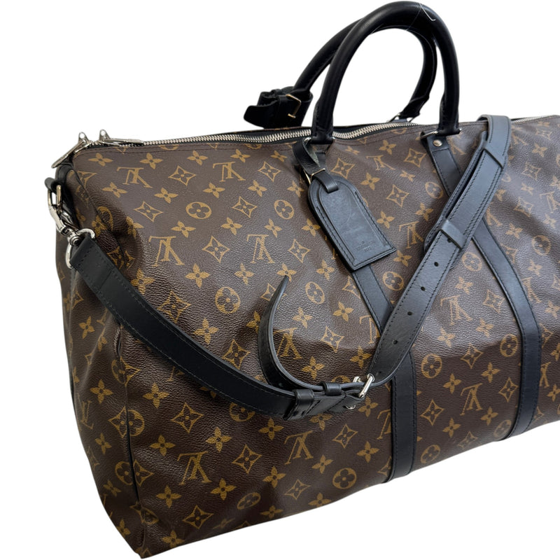 Men's Keepall Bandoulière 55 Travel Bag Brown