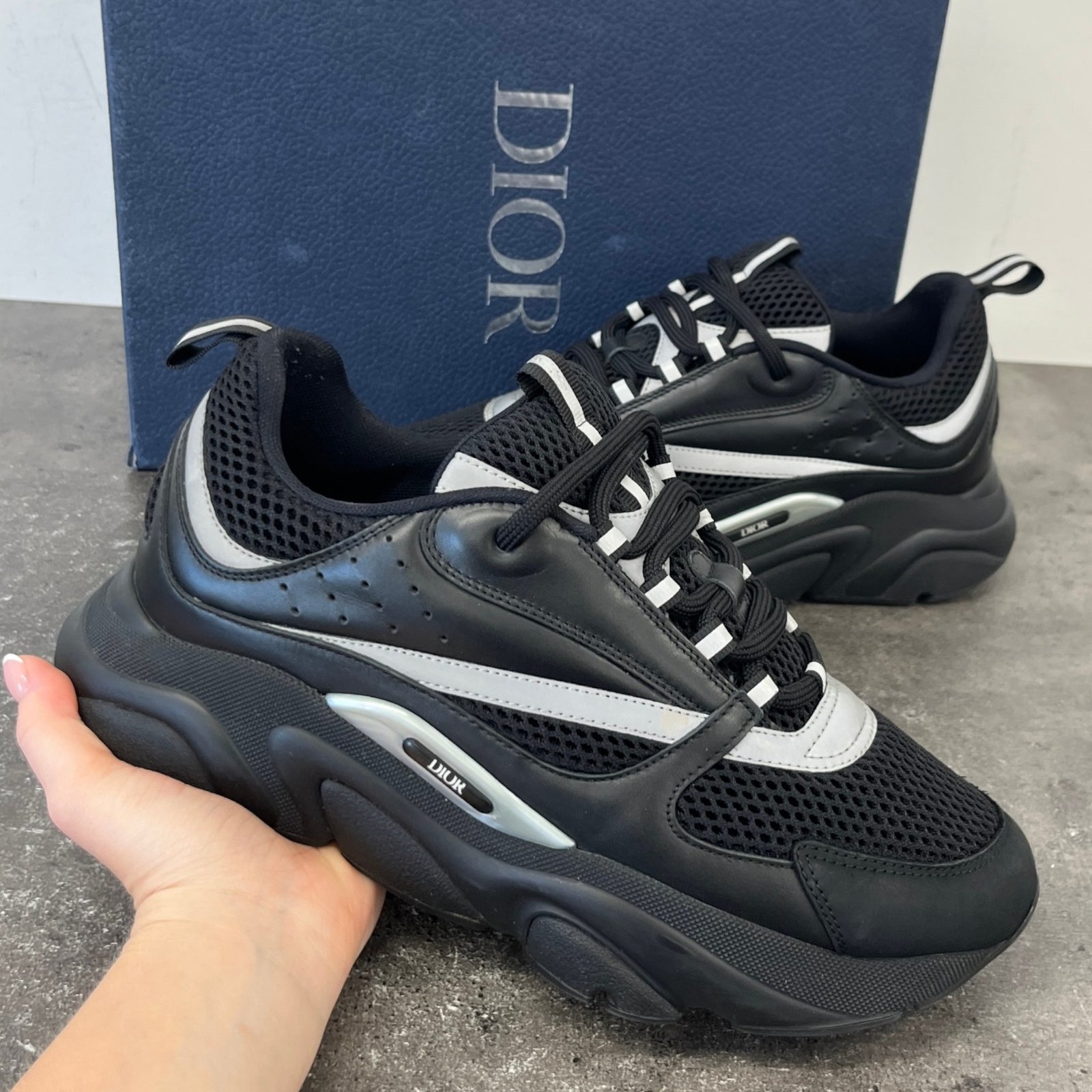 Men's B22 Low Trainers Black Size EU 42 / UK 8 - Photo 12