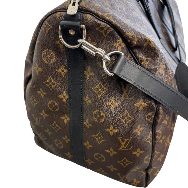 Men's Keepall Bandoulière 55 Travel Bag Brown