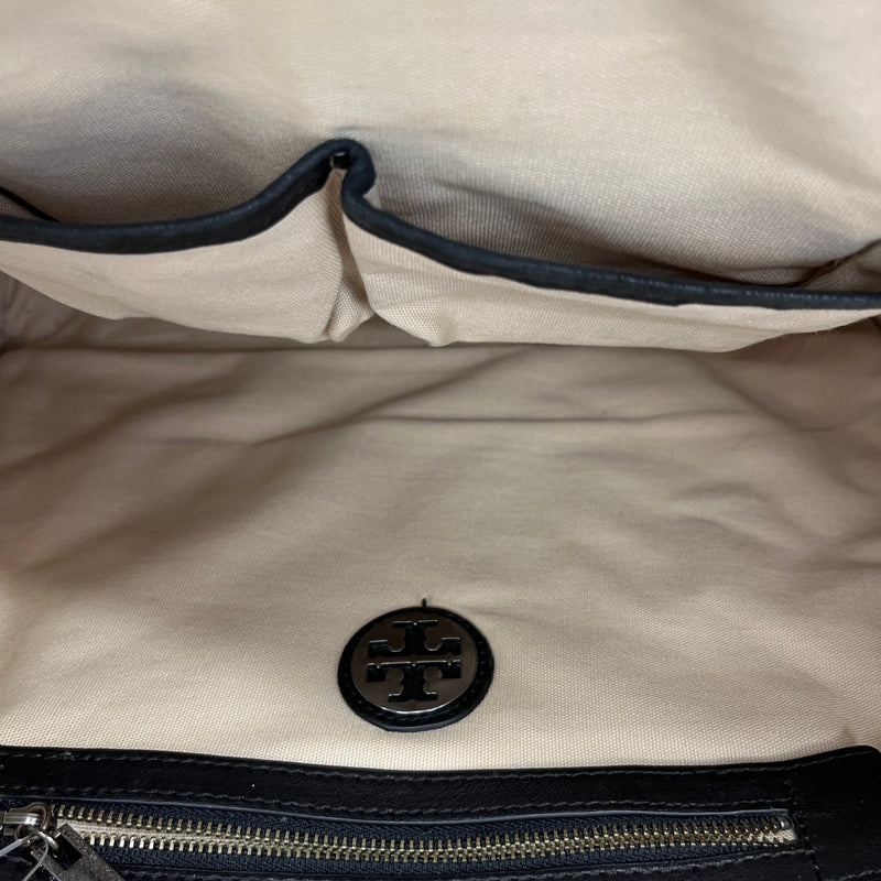 Women's Quilted Logo Handbag Navy