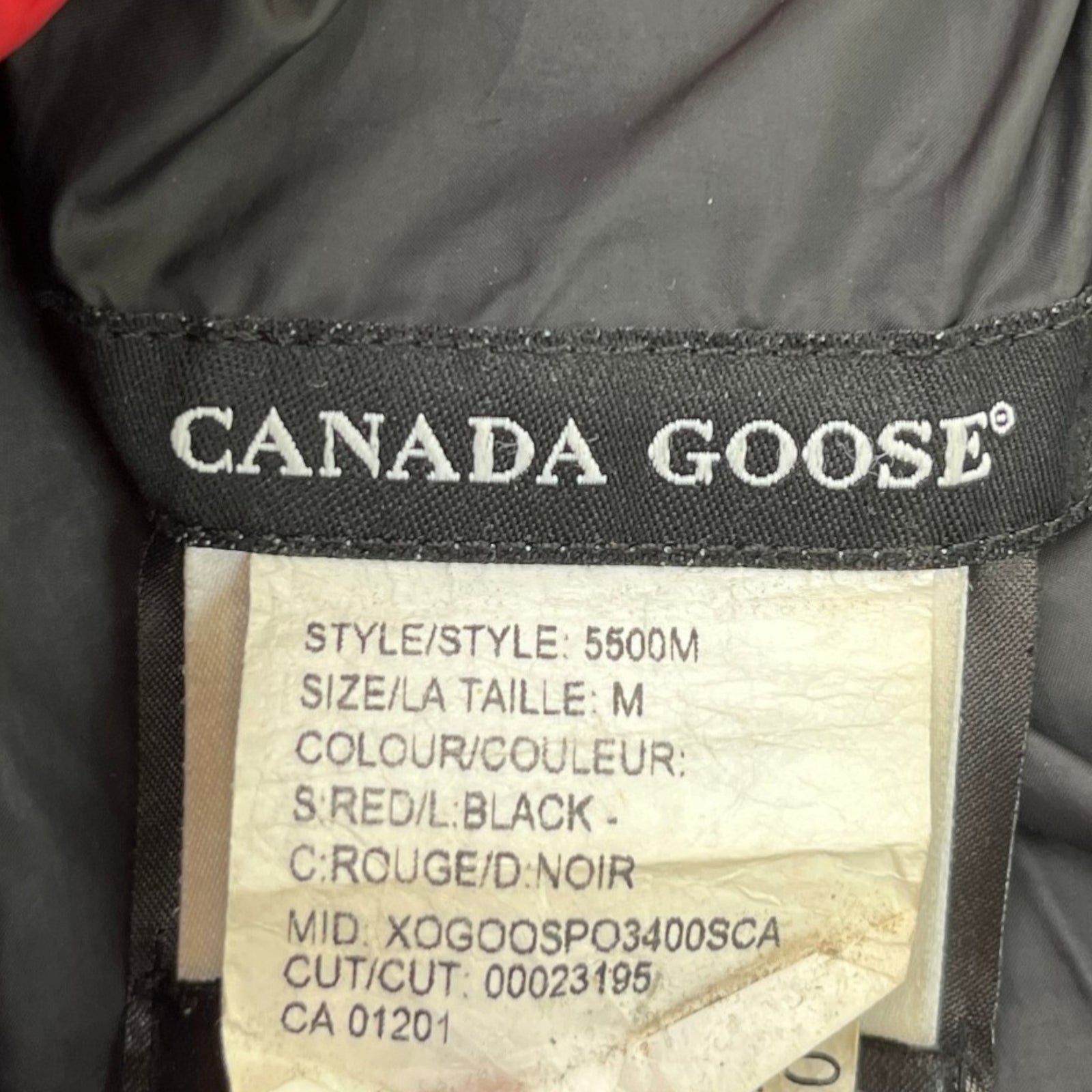 Men's Brookvale Down Jacket Red Size M - Photo 6