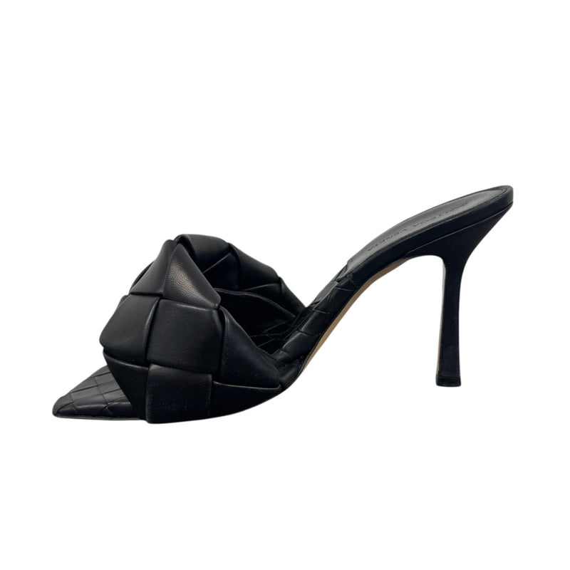 Women's Lido Quilted Mules Black Size UK 6 / EU 39