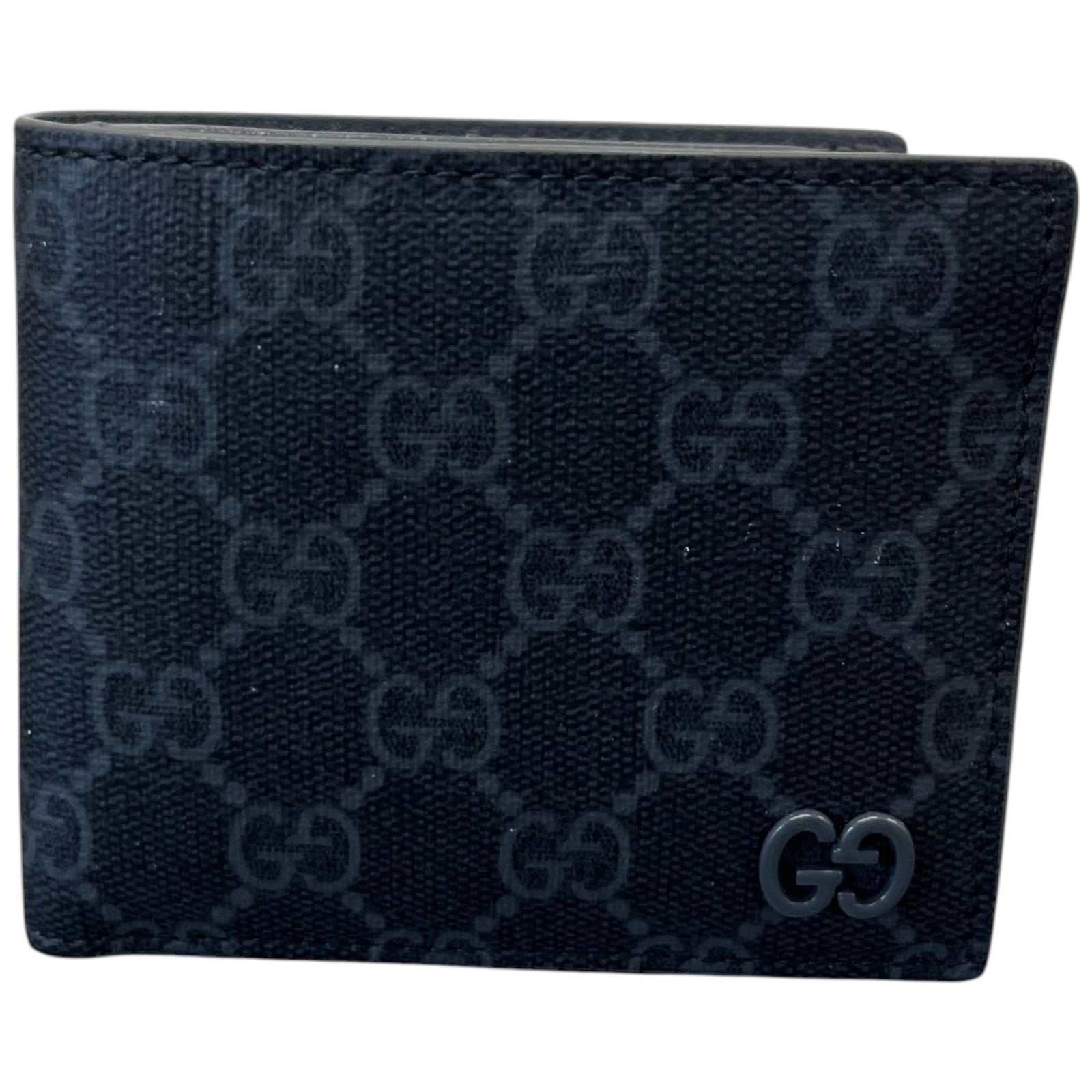 Men's GG Supreme Wallet Black - Photo 1