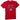 Men's Logo Print T-Shirt Red Size M