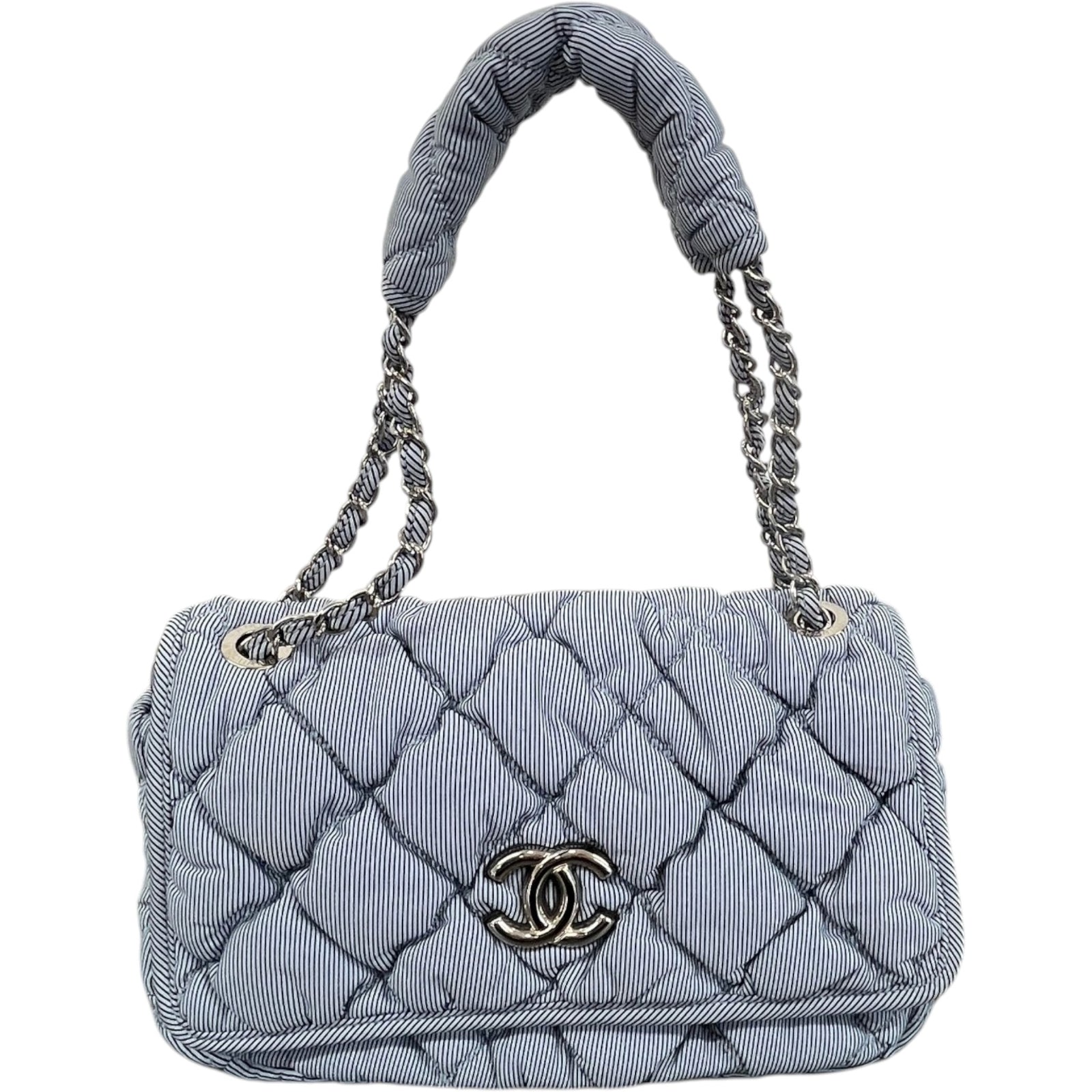 Women's Cruise Bubble Quilted Flap Bag Blue - Photo 1