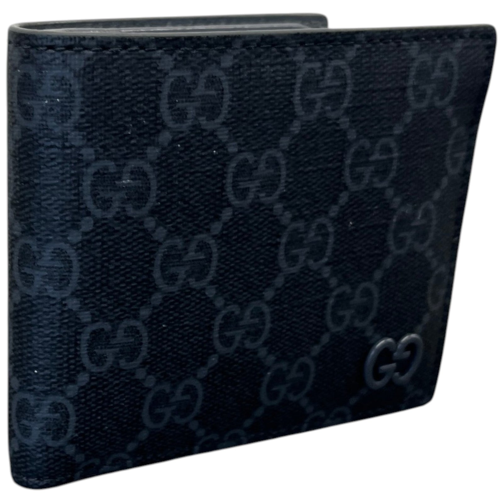 Men's GG Supreme Wallet Black - Photo 3