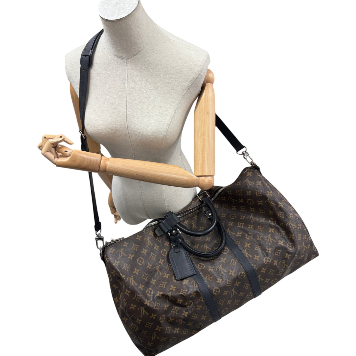 Men's Keepall Bandoulière 55 Travel Bag Brown - Photo 2