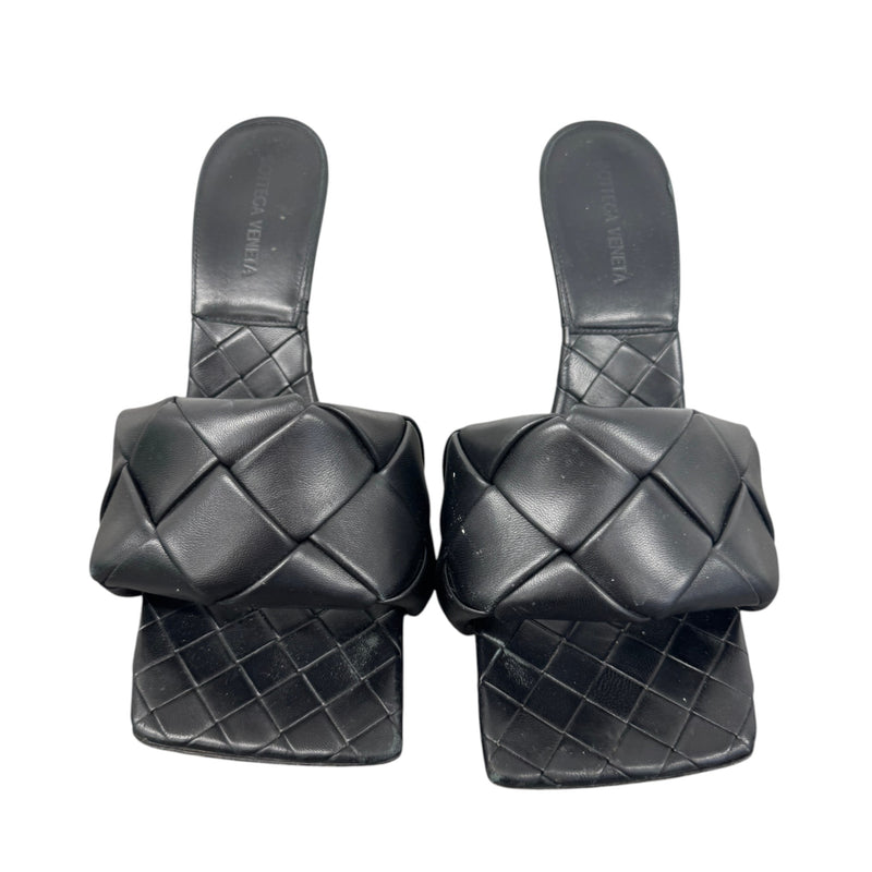 Women's Lido Quilted Mules Black Size UK 6 / EU 39