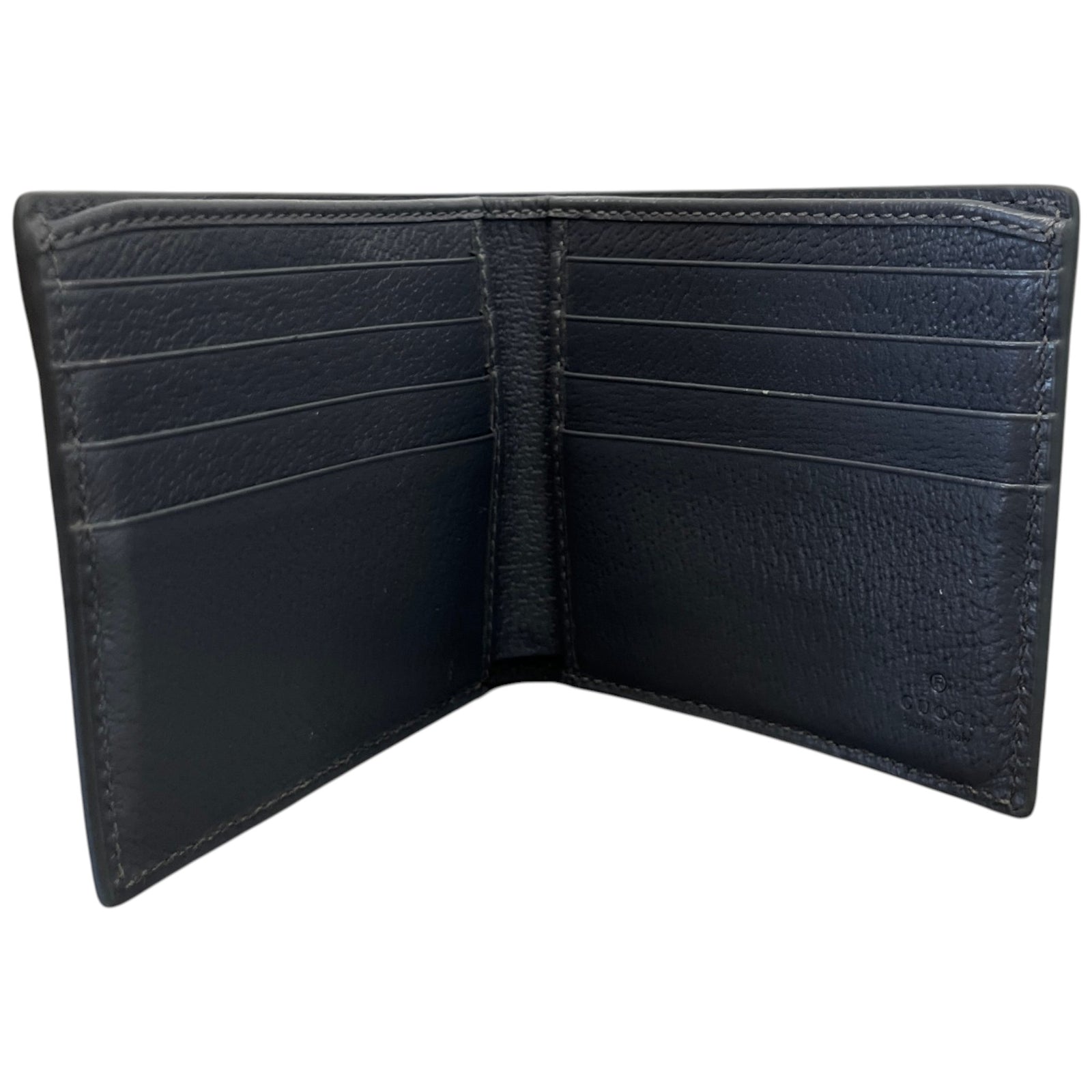 Men's GG Supreme Wallet Black - Photo 6