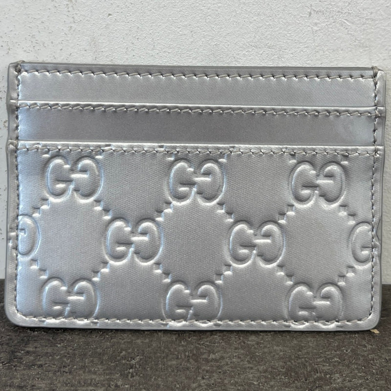 Men's GG Supreme Card Holder Grey