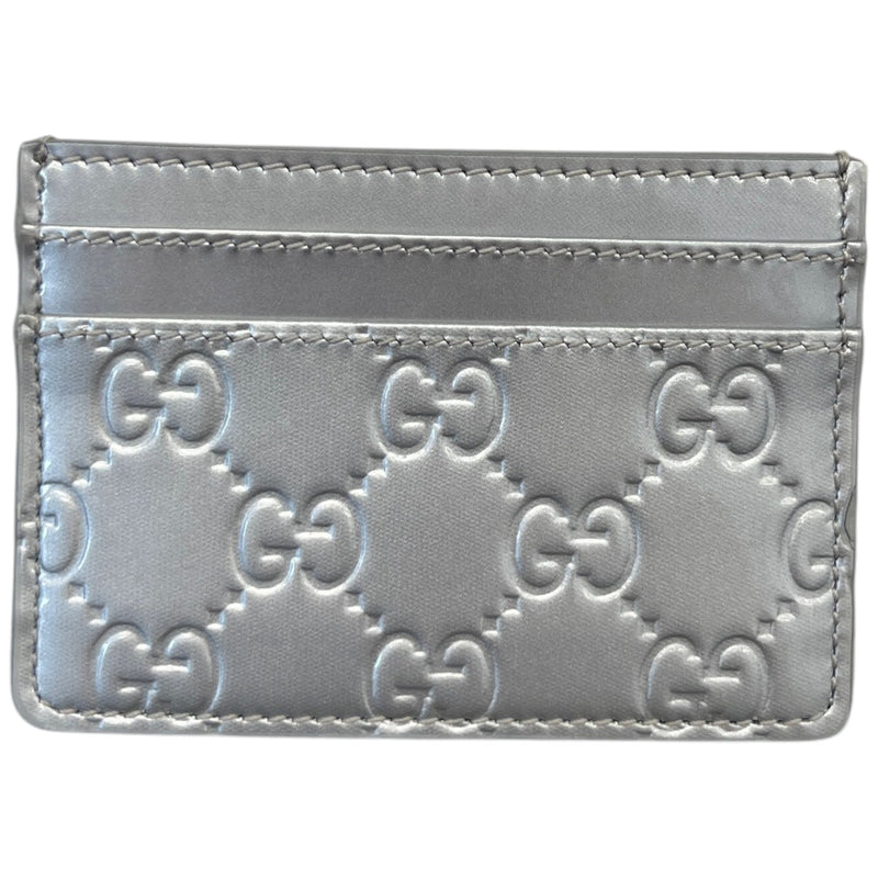 Men's GG Supreme Card Holder Grey