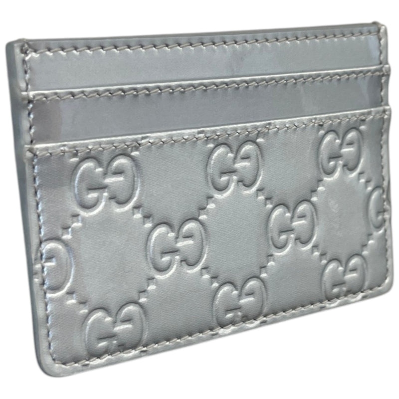 Men's GG Supreme Card Holder Grey