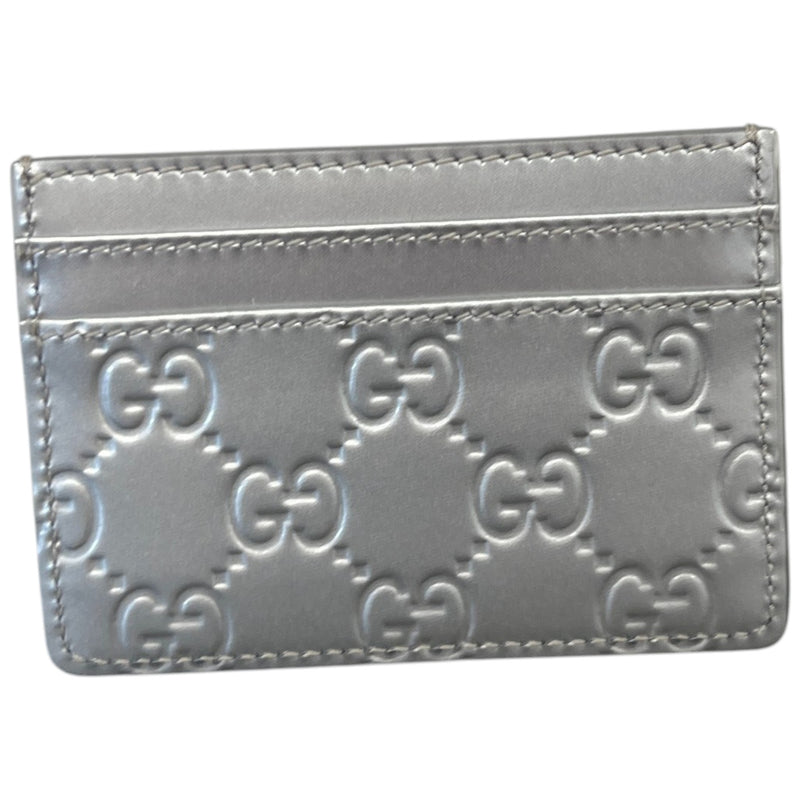 Men's GG Supreme Card Holder Grey