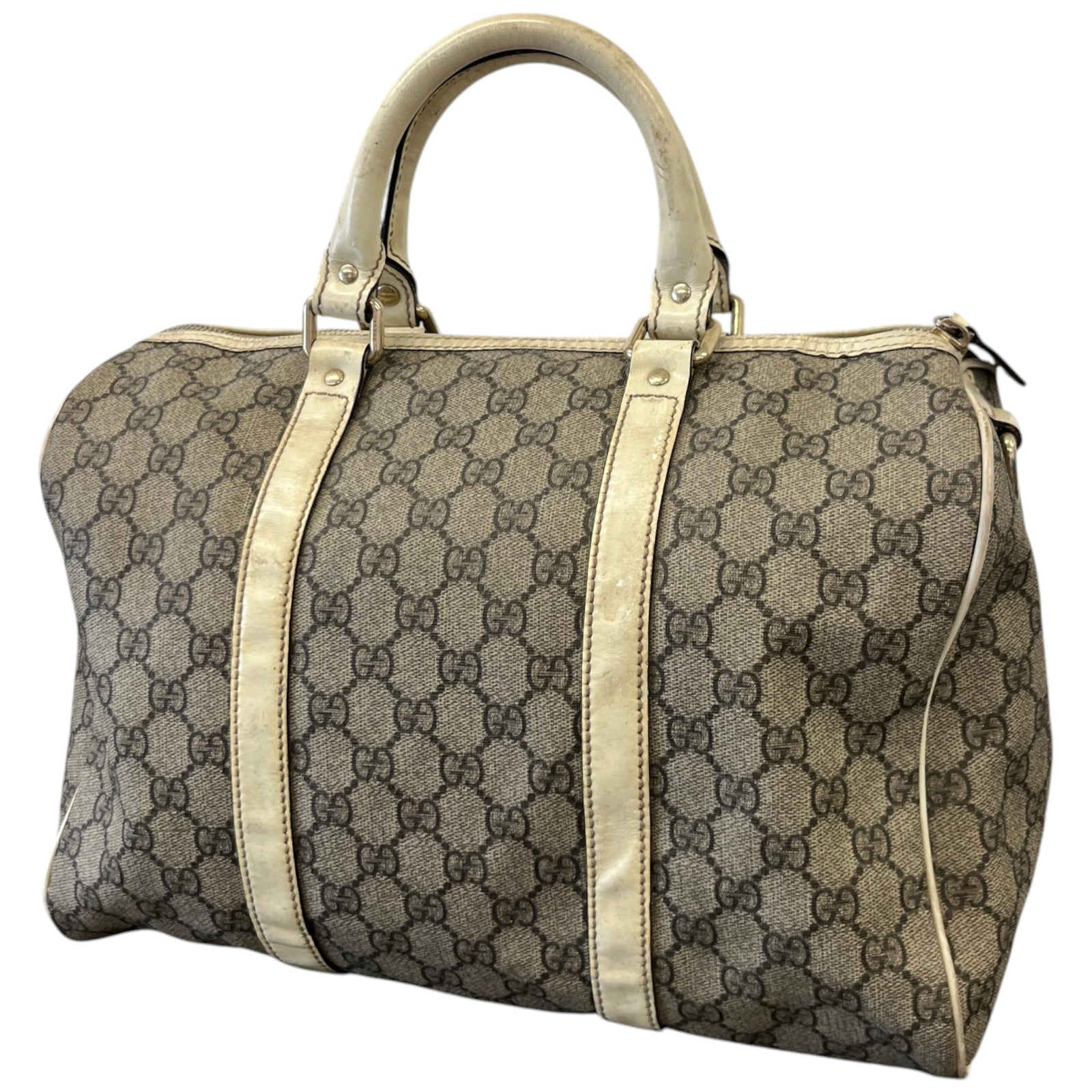 Women's Gg Supreme Joy Boston Bag Beige - Photo 9