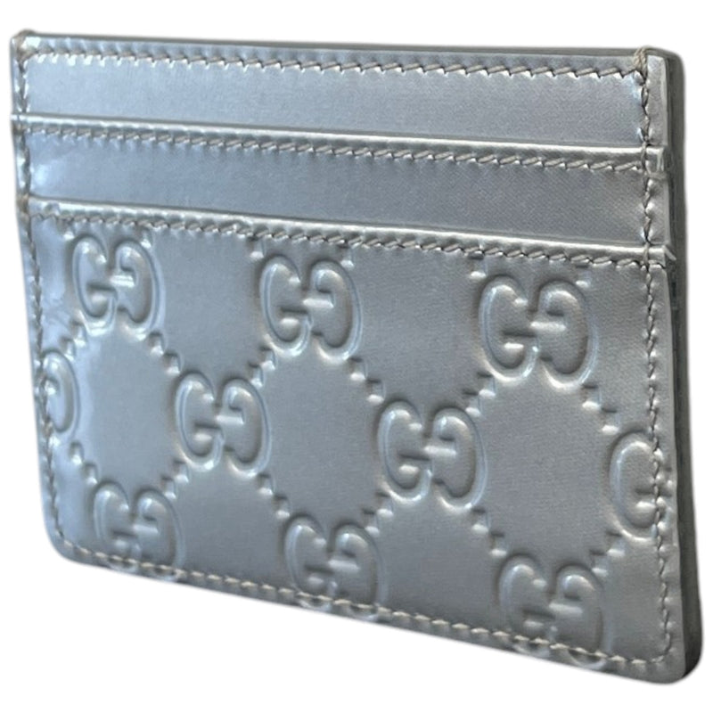 Men's GG Supreme Card Holder Grey