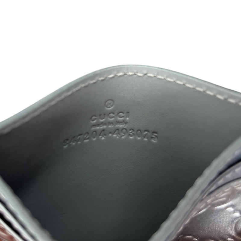 Men's GG Supreme Card Holder Grey