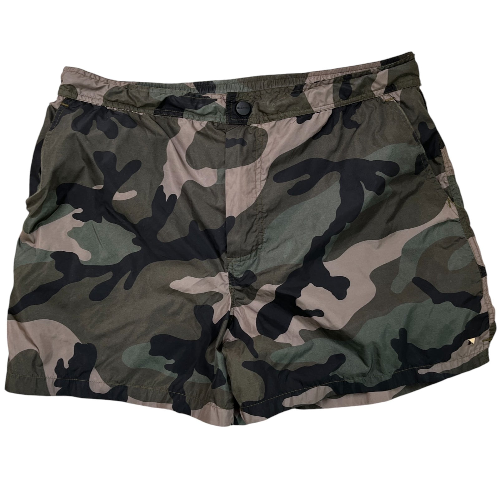 Men's Camouflage Swim Shorts Khaki Size W30 / IT 46 - Photo 1