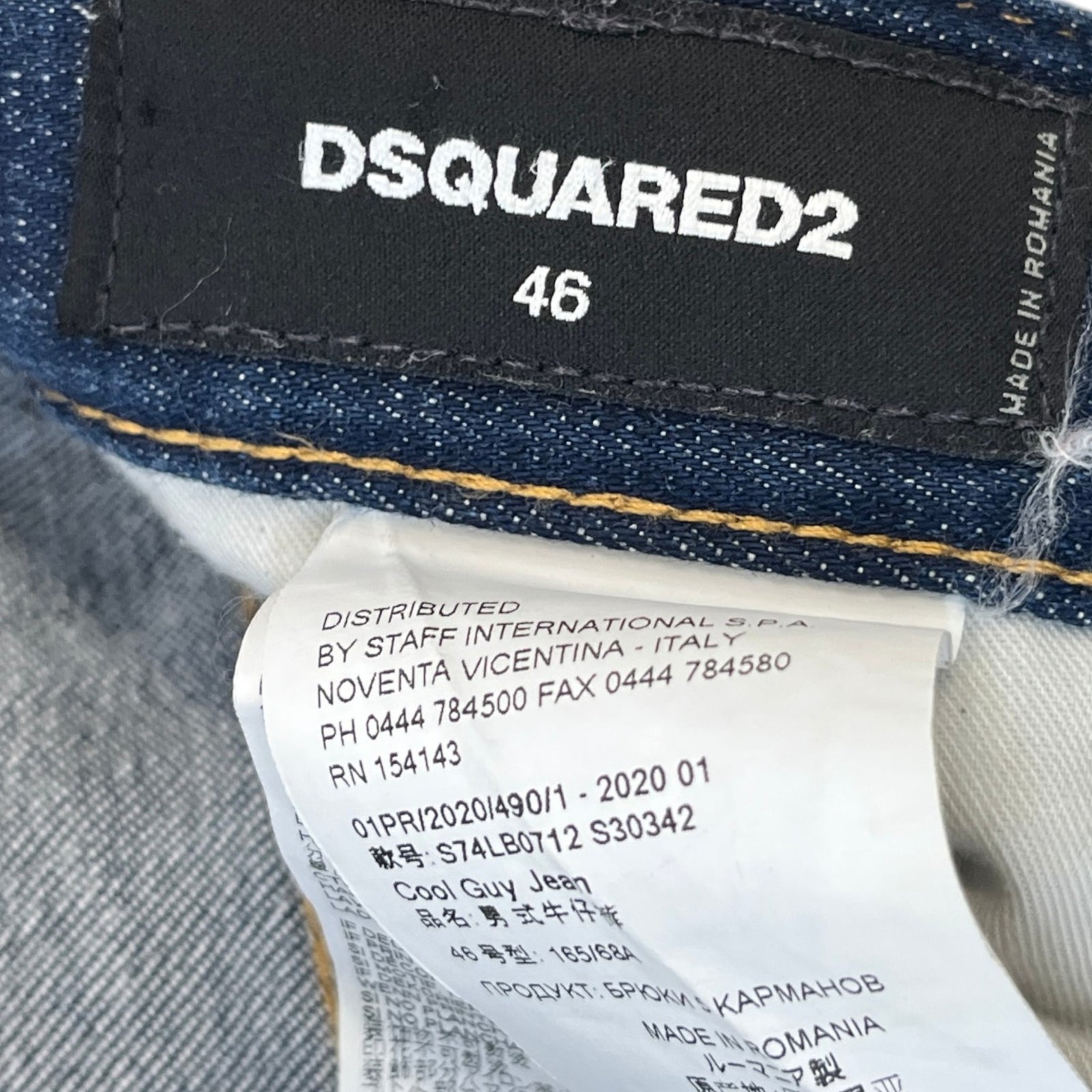 Men's Cool Guy Jeans Blue Size S / W30 - Photo 7