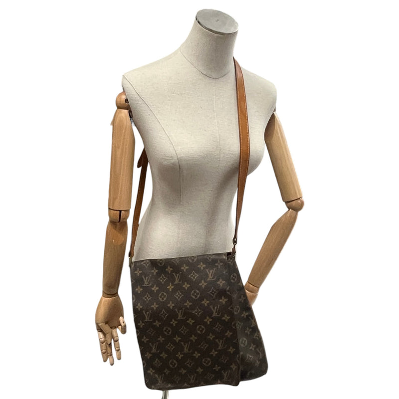 Women's Monogram Musette Crossbody Bag Brown