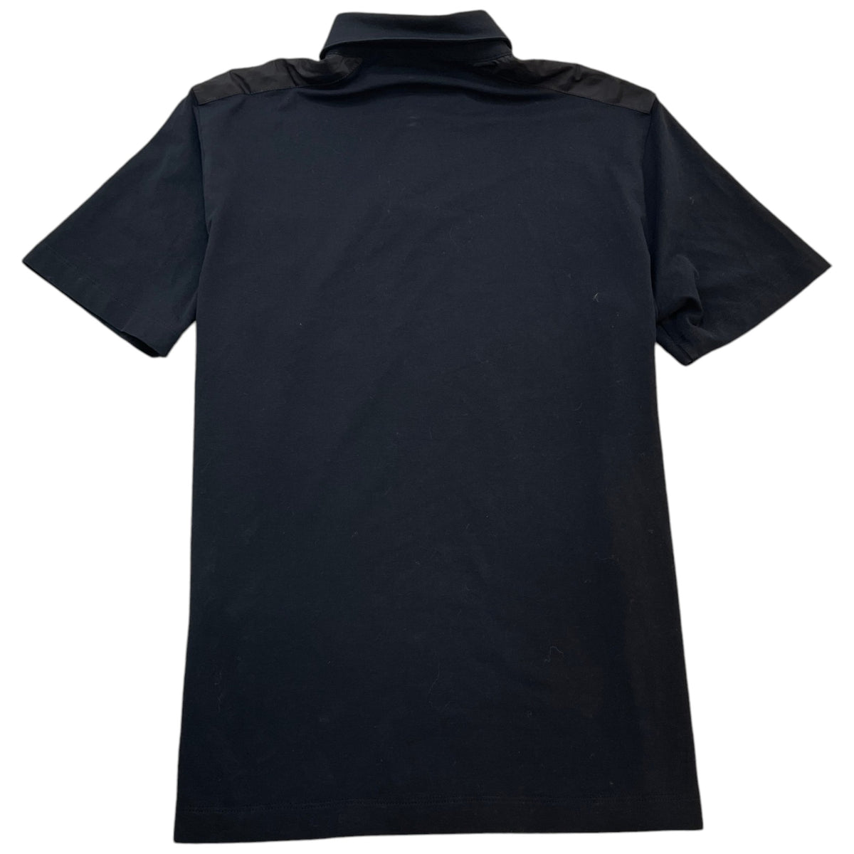 Men's Triangle logo Polo Shirt Black Size M - Photo 2