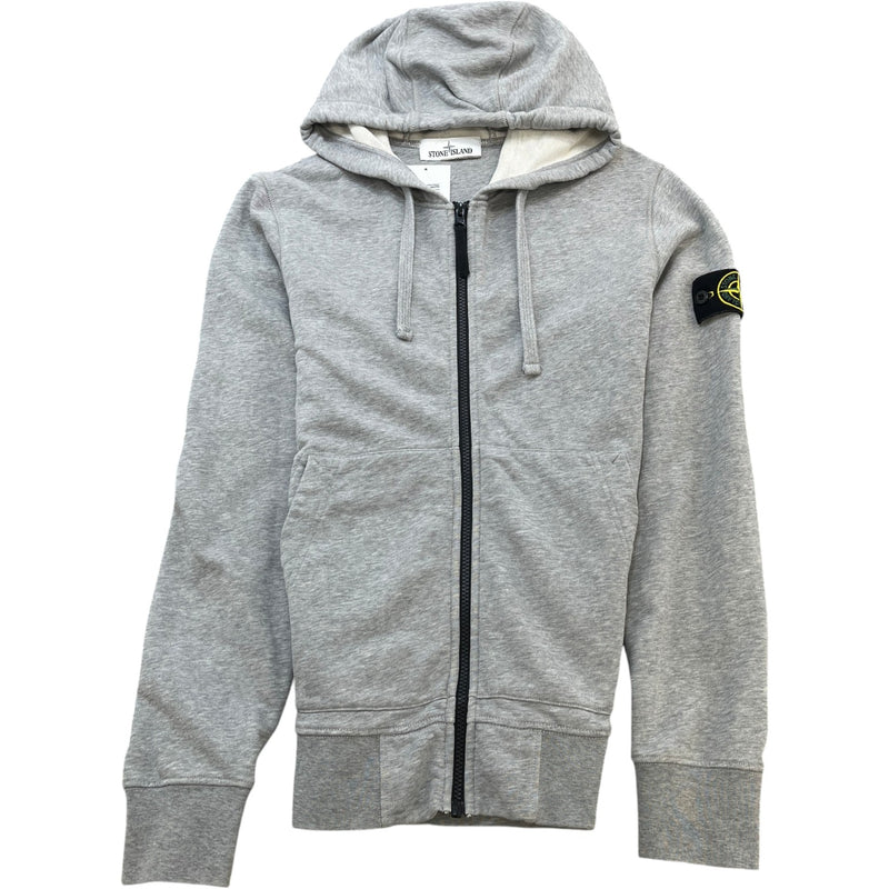 Men's Applique Logo Hoodie Grey Size S