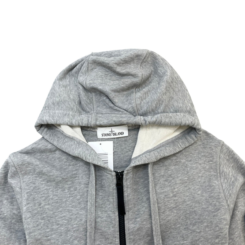 Men's Applique Logo Hoodie Grey Size S