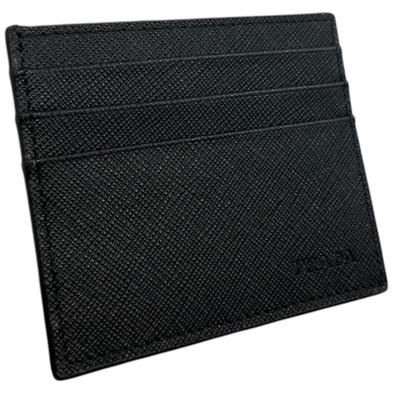 Men's Saffiano Leather Card Holder Black