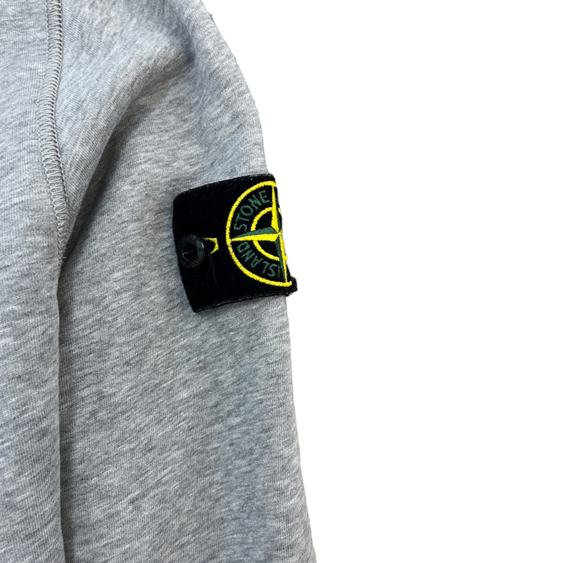 Men's Applique Logo Hoodie Grey Size S