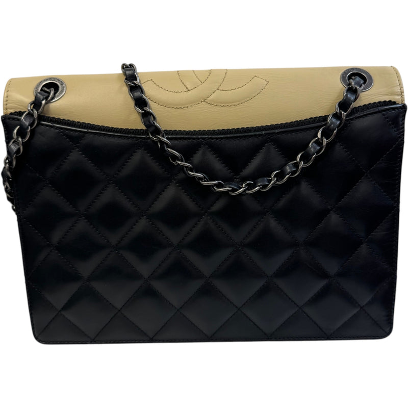 Women's Ballerine Flap Handbag Black