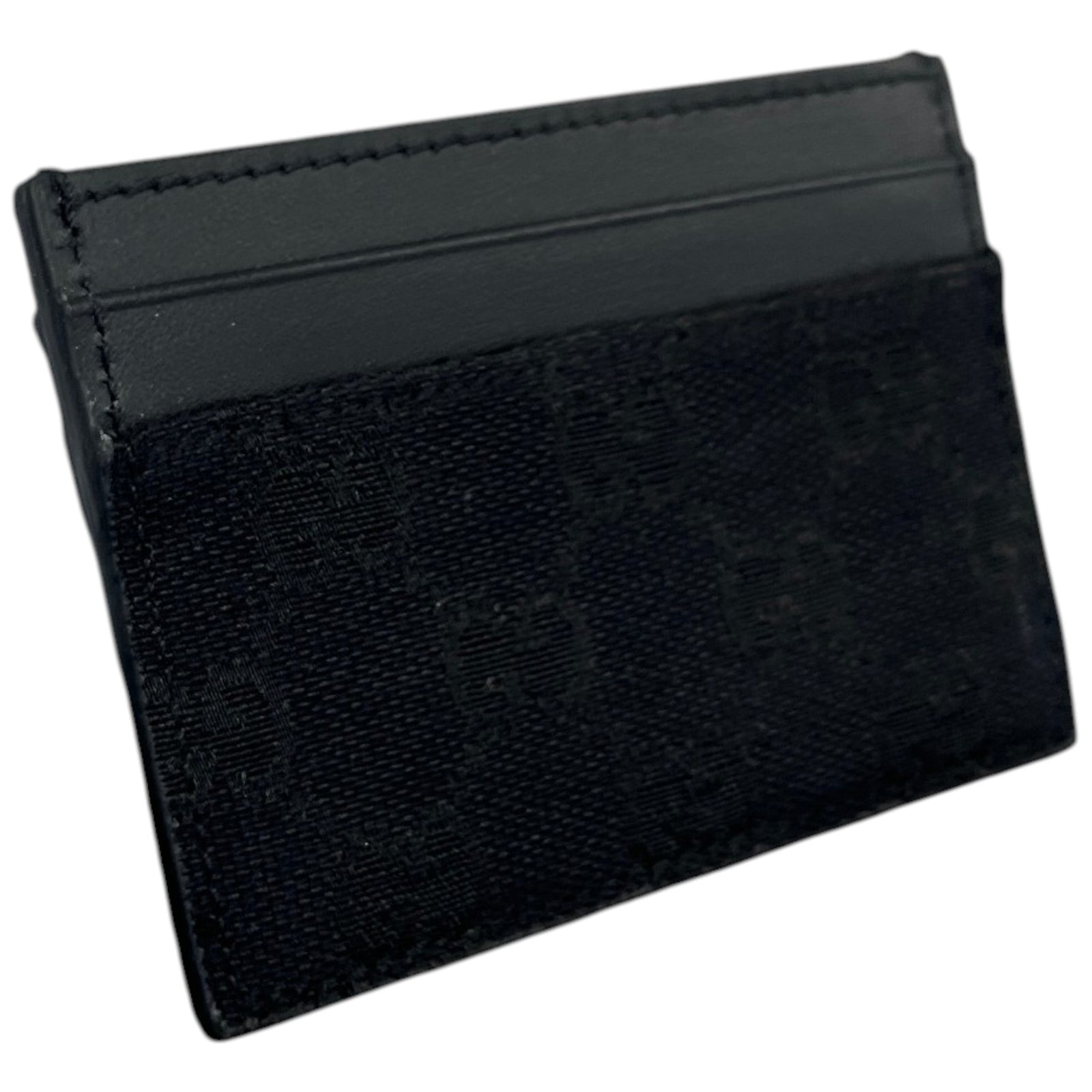 Women's GG Supreme Card Holder Black - Photo 3