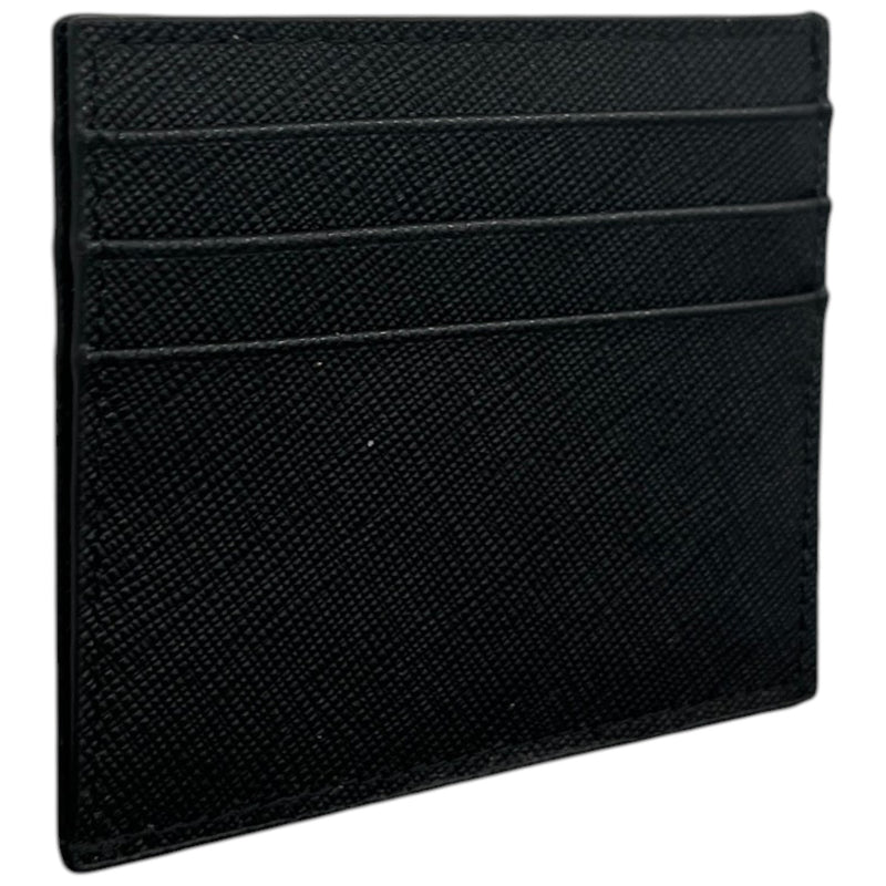 Men's Saffiano Leather Card Holder Black