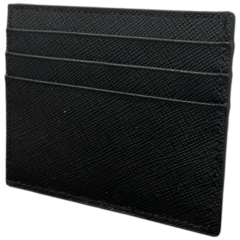 Men's Saffiano Leather Card Holder Black