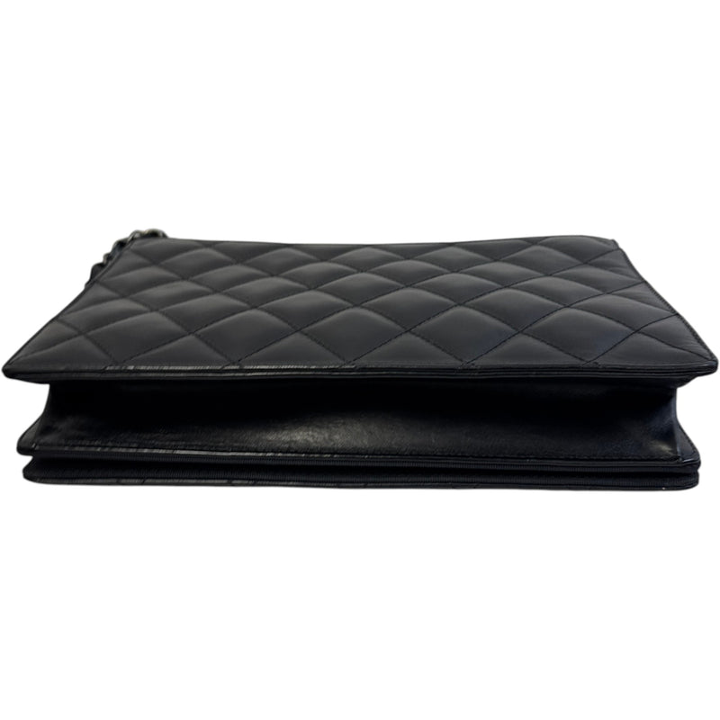 Women's Ballerine Flap Handbag Black