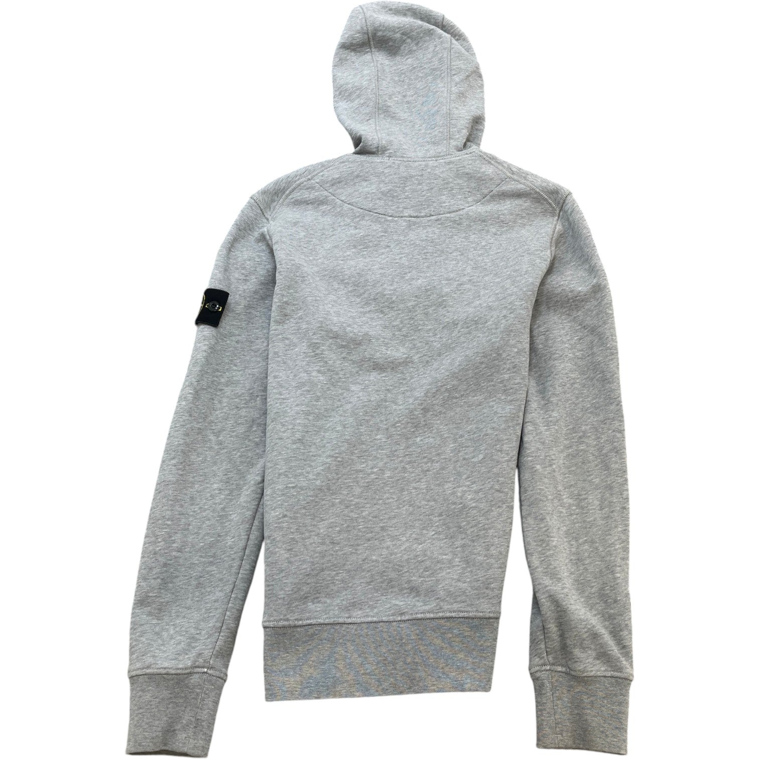 Men's Applique Logo Hoodie Grey Size S - Photo 2