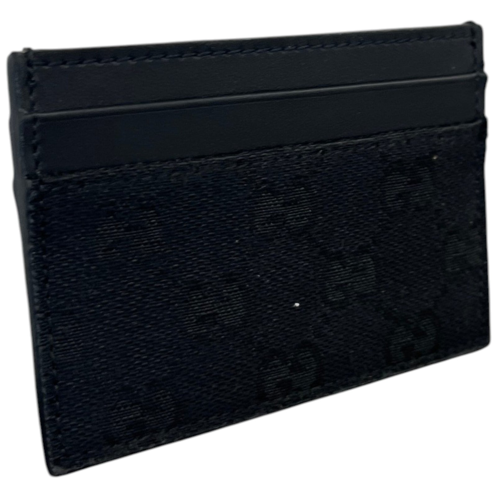Women's GG Supreme Card Holder Black - Photo 5