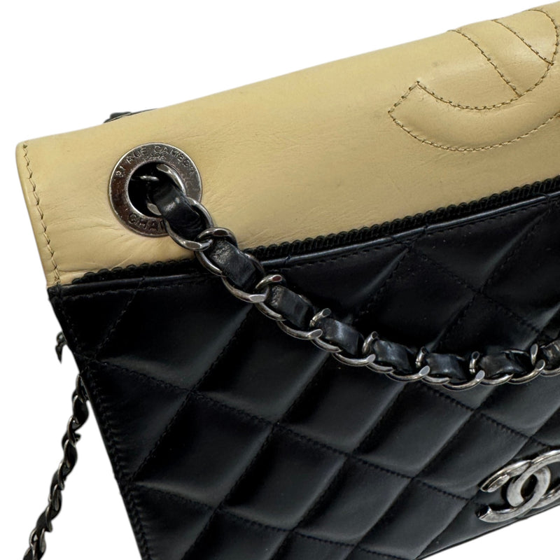 Women's Ballerine Flap Handbag Black