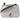 Women's Croc Plaque Logo Crossbody Bag Grey