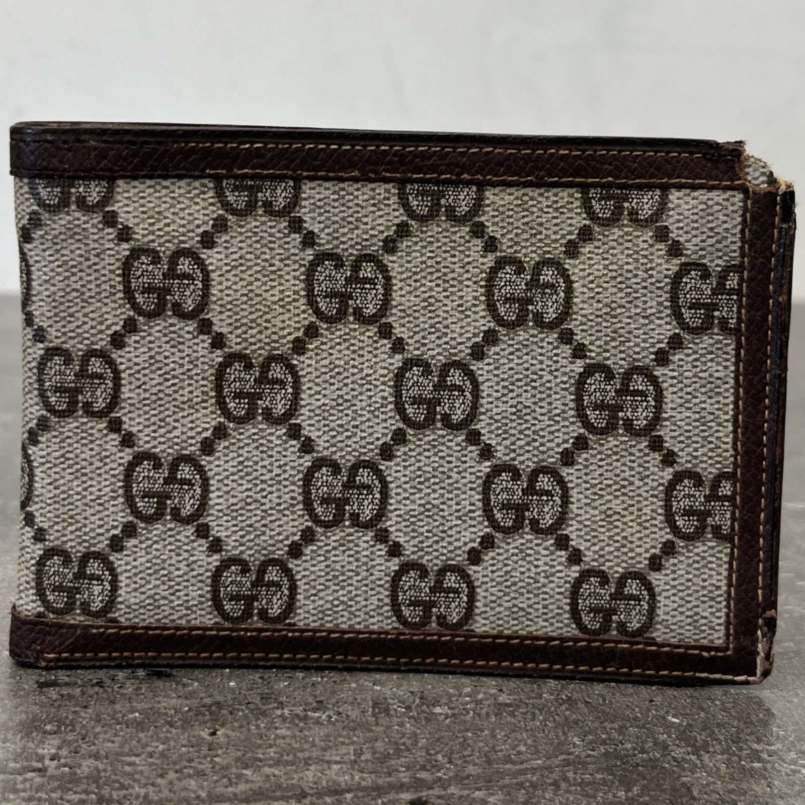 Men's GG Canvas Bifold Wallet Brown - Photo 9