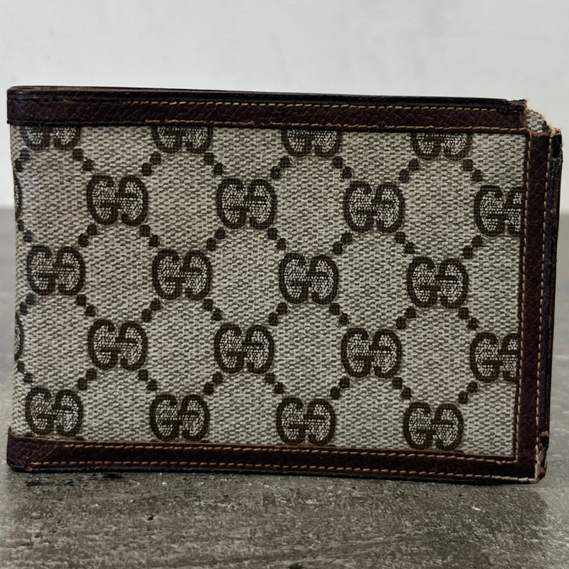 Men's GG Canvas Bifold Wallet Brown