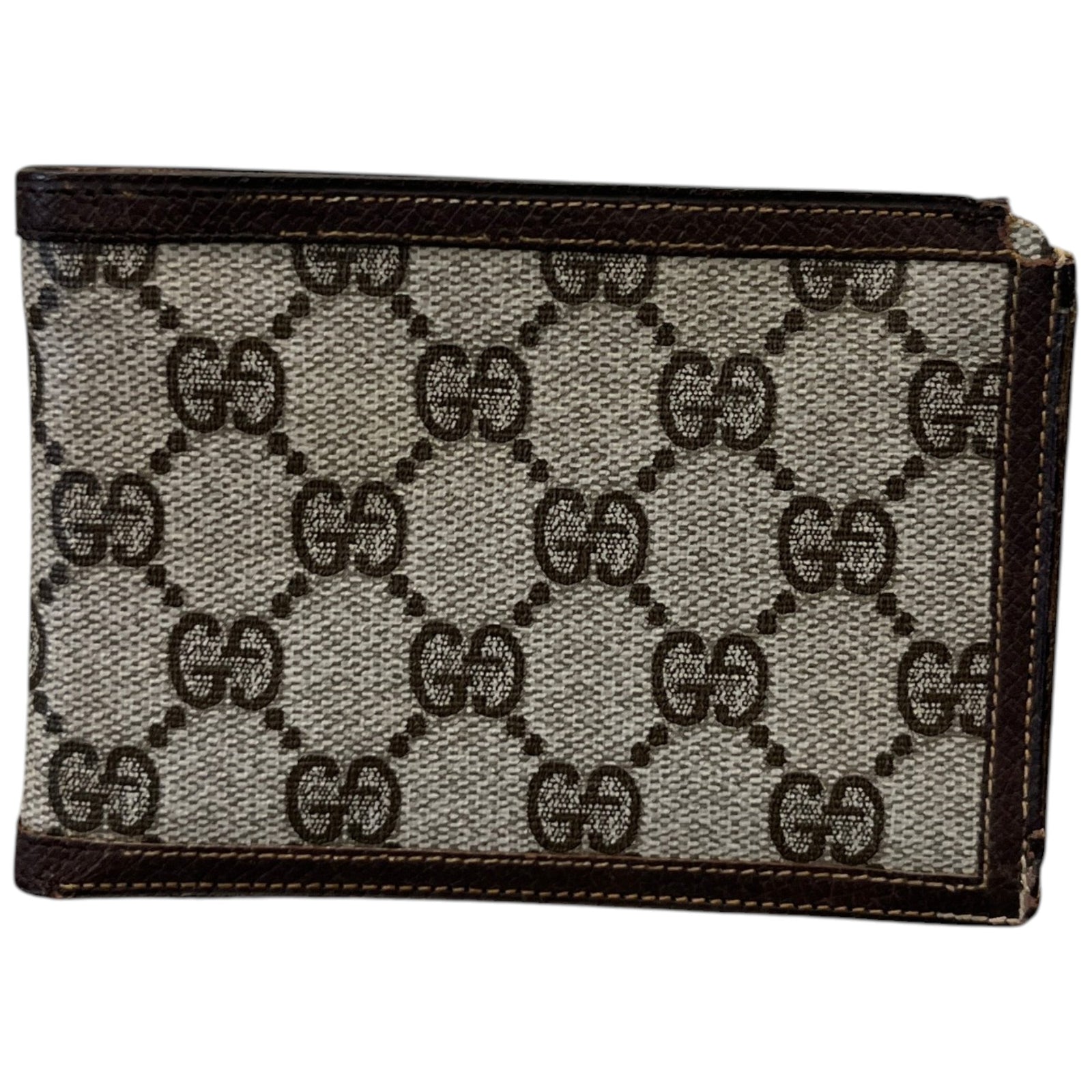 Men's GG Canvas Bifold Wallet Brown - Photo 1