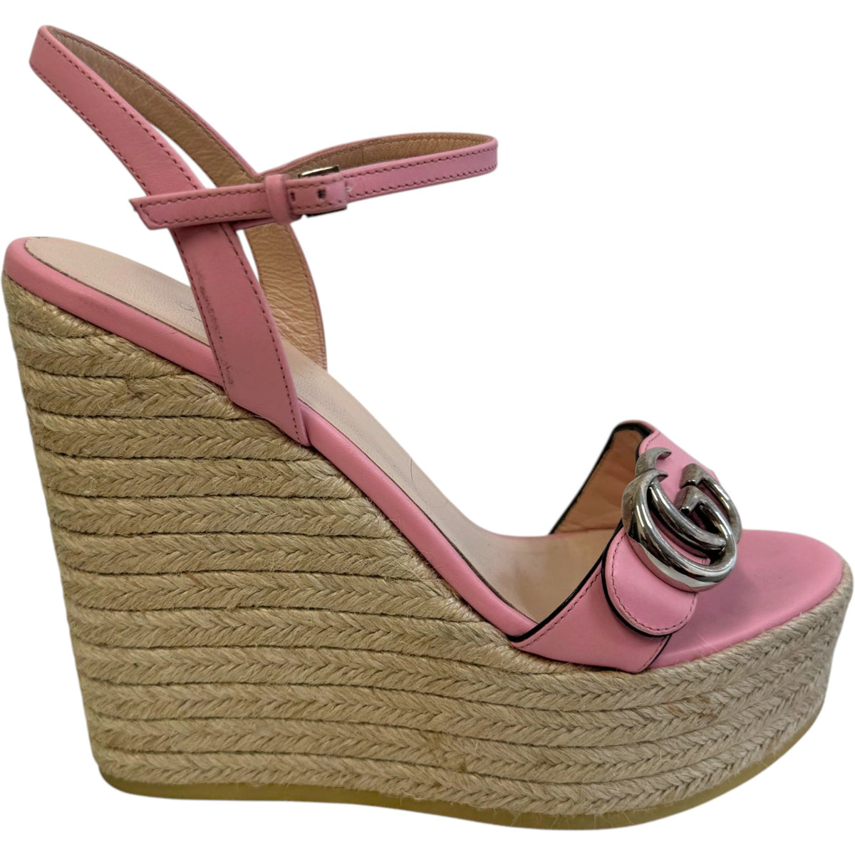 Women's GG Marmont Espadrilles Pink Size UK 4 / EU 37 - Photo 1