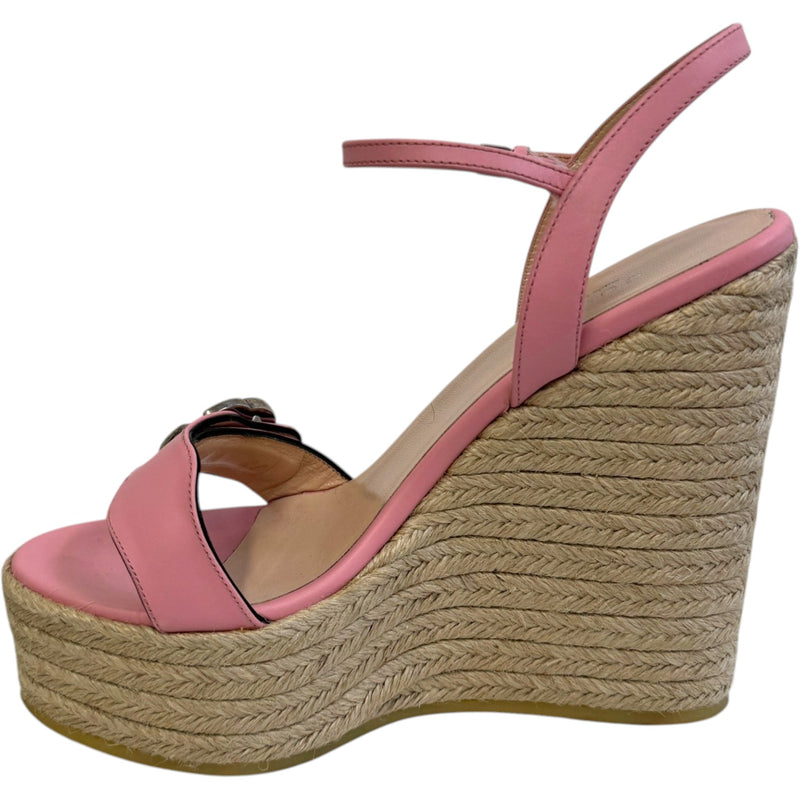 Women's GG Marmont Espadrilles Pink Size UK 4 / EU 37