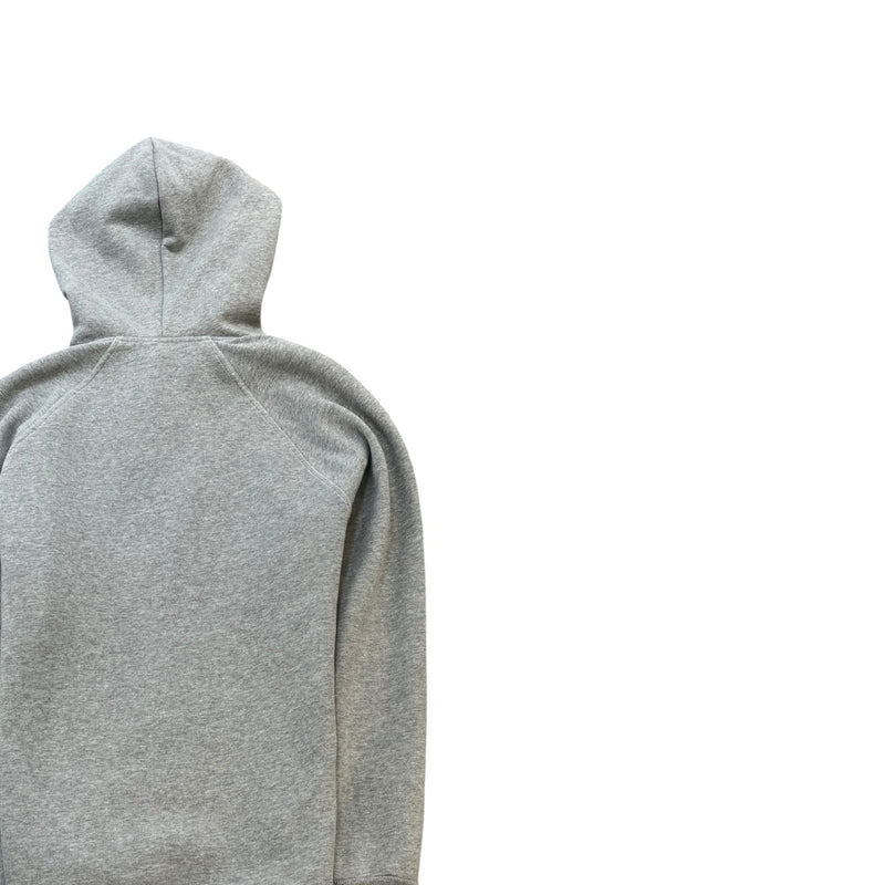 Men's Embroidered Logo Hoodie Grey Size M