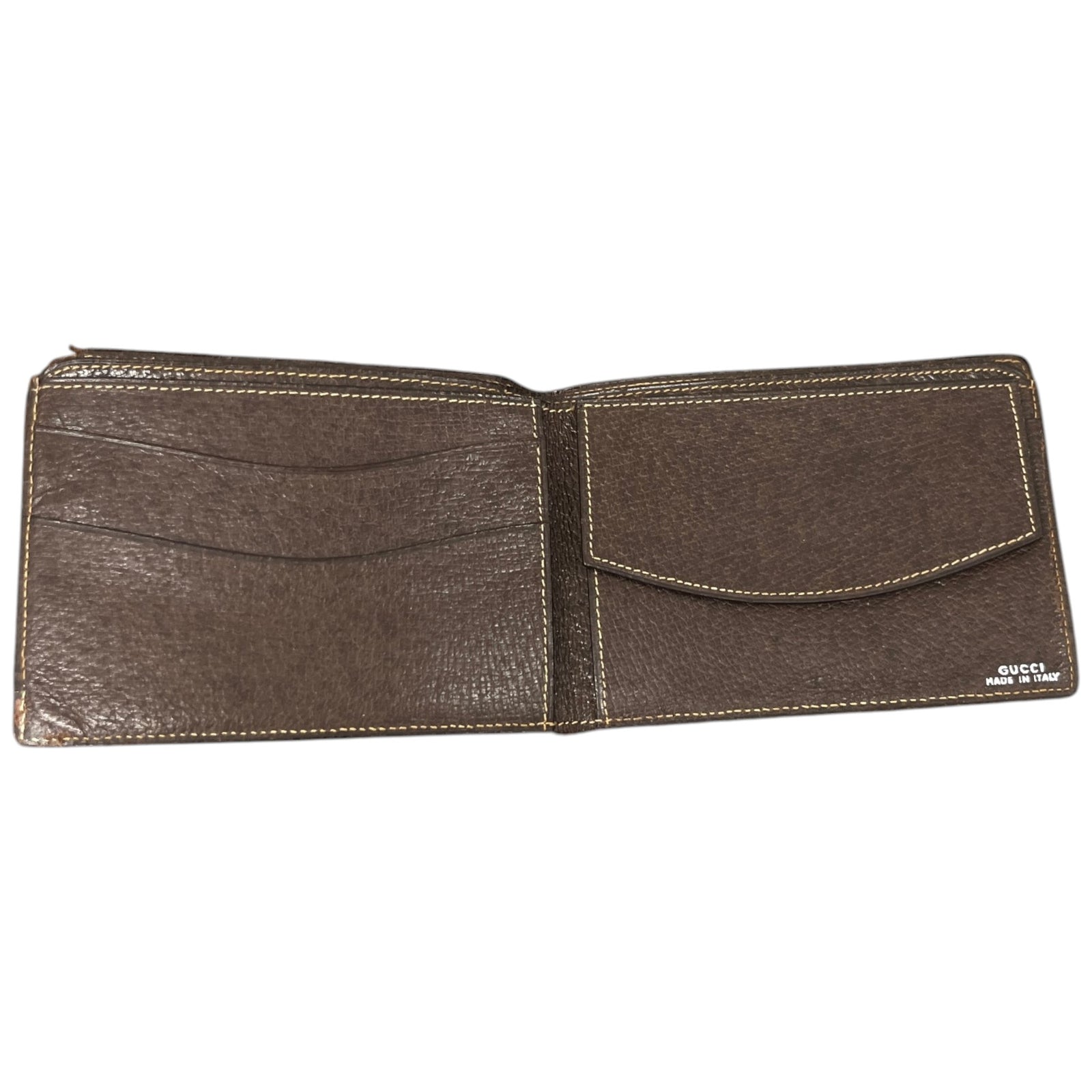 Men's GG Canvas Bifold Wallet Brown - Photo 7