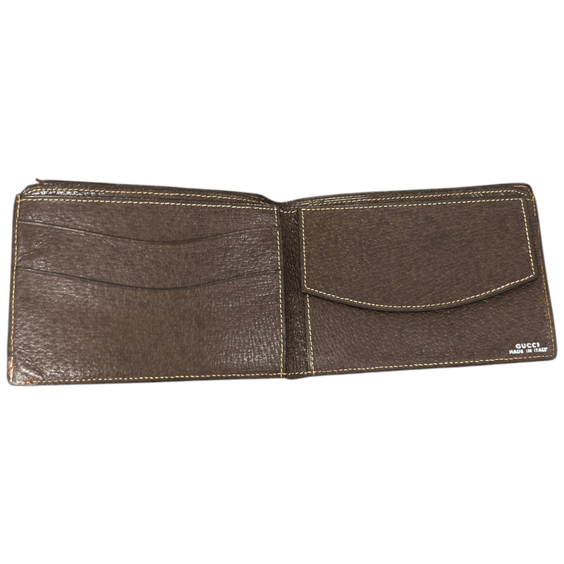 Men's GG Canvas Bifold Wallet Brown