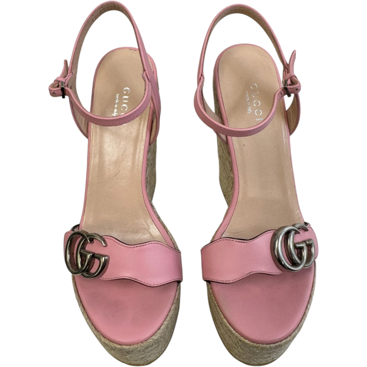 Women's GG Marmont Espadrilles Pink Size UK 4 / EU 37 - Photo 5