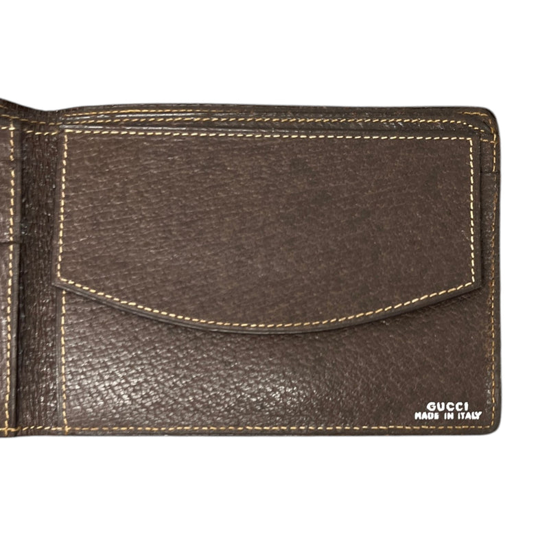 Men's GG Canvas Bifold Wallet Brown