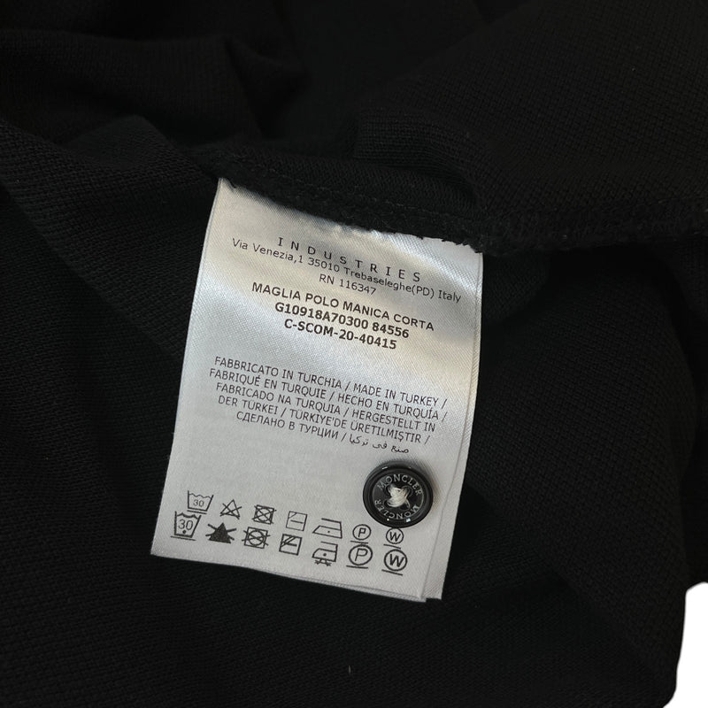 Men's Maglia Polo Shirt Black Size S