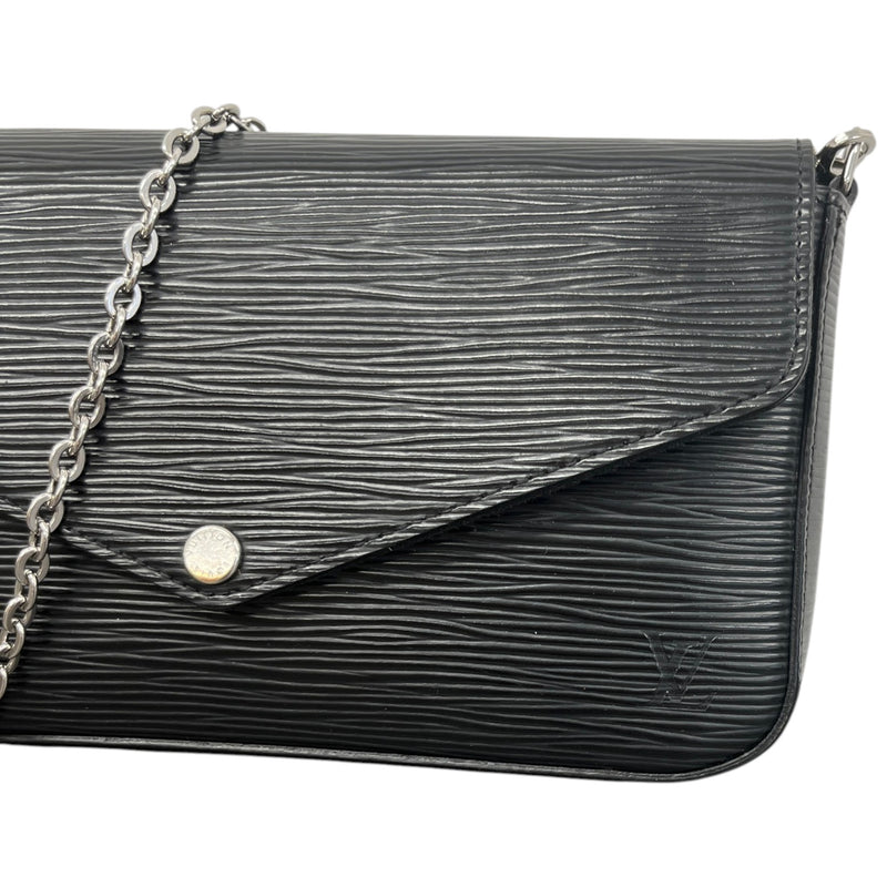 Women's Epi Félicie Pochette Bag Black