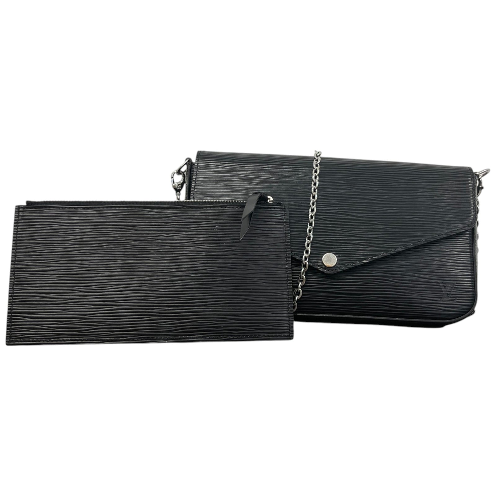 Women's Epi Félicie Pochette Bag Black - Photo 1